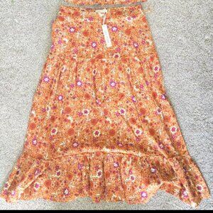 Lune Moon Floral Two Piece, skirt and top